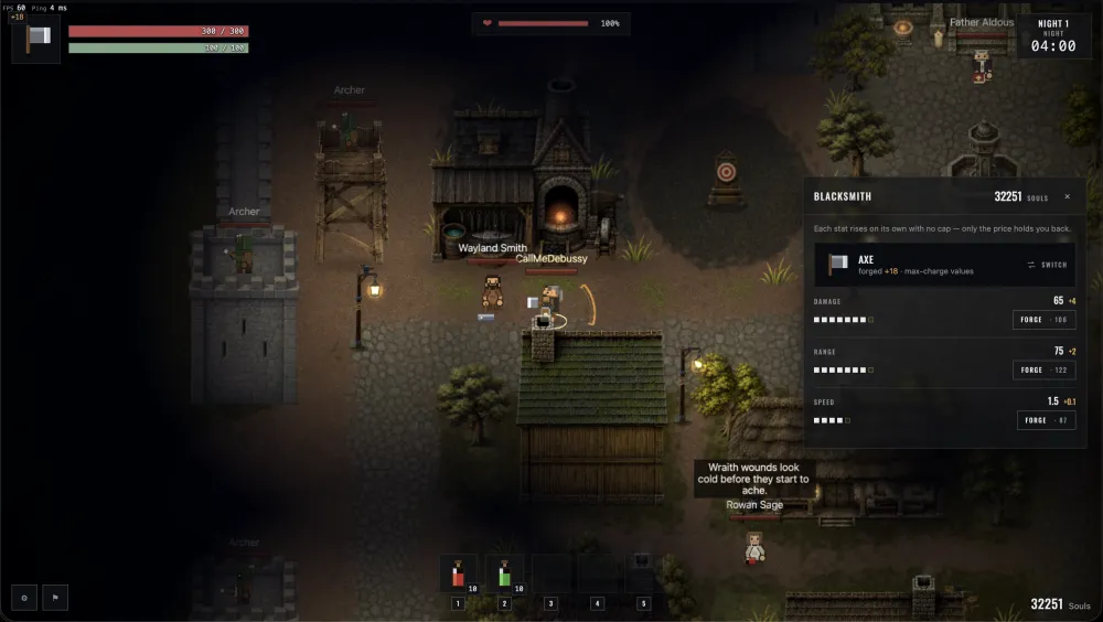Spending souls at the forge