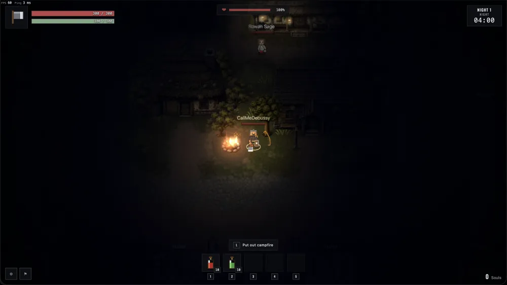 The horde presses through the dark